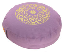 Meditationskissen rund Mandala kiwi 15 cm