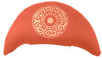 Meditationskissen halbmond klein basis dunkelorangen dunkelorange
