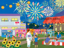 夏祭り　花火大会