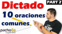 10 Oraciones Comunes / Parte 2 | Dictados inglés