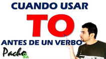 Usar TO antes de un verbo y ...