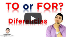 Diferencias entre TO y FOR