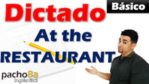 At the Restaurant + Vocabulario - Básico en Presente Simple
