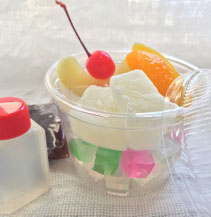 堺菓匠夢や　あんみつ蜜とあんこは別添えです