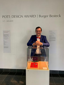 Gewinner des Pott: Design Award 2019 Dominic Pieper "Burgerbesteck"