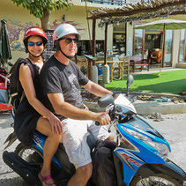 balade en moto ou scooteur à Bali