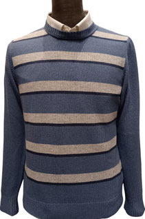 Girocollo Ocean Sport cashmere a righe - Vari colori