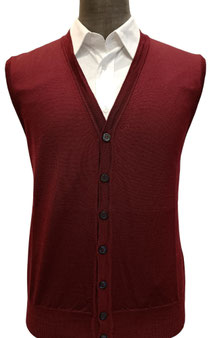 Gilet bottoni merino