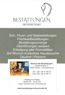 Bestattungen SKOWRONSKI