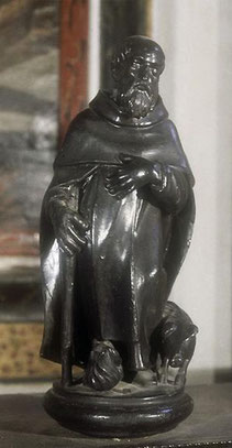 Speloncato - Eg de l'Assomption- une des statues du reliquaire du maître-autel de la casazza