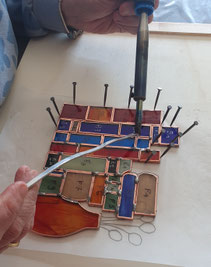 Atelier Pascale B. SAUMUR - Cours Vitrail Tiffany