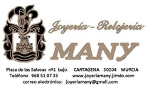 Joyería Relojería MANY, Cartagena