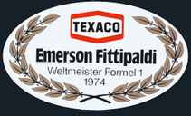 Texaco welmeister 1974 formel 1 Emerson Fittipaldi