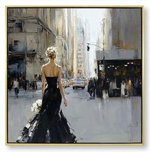 toile tableau peinture decoration idee cadeau noel anniversaire paque tendance moderne design contemporain chic raffine luxe promo petit prix soleil vacances farniente cocktail nature ville pluie parapluie soirée gala NY