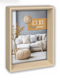cadre encadrement bois naturel noir profondeur caisse photo photographie idee cadeau deco mariage anniversaire famille moderne tendance retro 