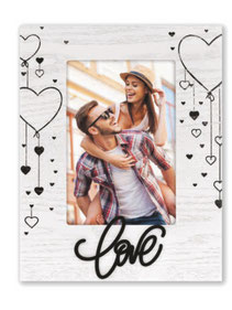 cadre encadrement metal resine bois naturel love amour relief idee cadeau mariage amour saint valentin anniversaire pacs deco moderne tendance retro luxe chix promo solde coupe coeurs 