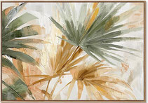 impression toile tableau peinture decoration moderne tendance design naturel contemporaine nature chic luxe promo idee cadeau anniversaire mariage noel retro palmier palme cactud vegeteaux vert 