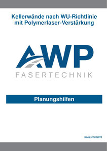 AWP Bemessungstabellen für WU-Keller (Weiße Wannen) aus Kunststofffaserbeton