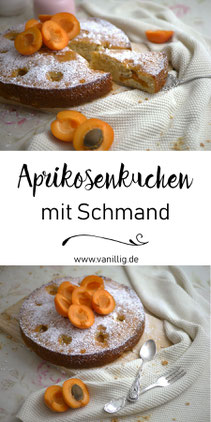 Einfacher Aprikosenkuchen mit Schmand
