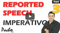 Reported Speech – Modo imperativo con reporting verbs - Clase 3