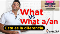 Domina el uso de 'What' en inglés! Descubre cuándo usar 'What a' y 'What an' con ejemplos fáciles