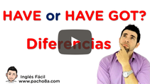 Diferencia entre HAVE and HAVE GOT - Very simple!