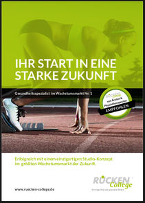 Titelbild der Rücken College Infobroschüre