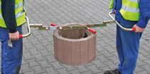 Pflanzstein- und U-Stein-Versetzzange