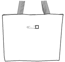 Sac porté épaule, l’indispensable, kit diy, kit couture, kit sac en lin, sac en lin, au fil de l’Yères, Normandie, Made in France 
