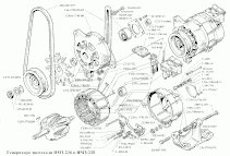 Elektrik Motor JaMZ JaMS 236, 238, 240 (JaMZ-236, JaMZ-238, JaMZ-240 Jaroslawski Motorny Sawod). Electrics Engine YaMZ (YaMZ-236, YaMZ-238, YaMZ-240). Электрооборудование вигателя ЯМЗ ЯМЗ-236, ЯМЗ-238, ЯМЗ-240 (Ярославский моторный завод).