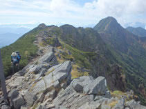 八ヶ岳　縦走　登山