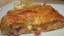 recette du feuilleté en reblochonnade