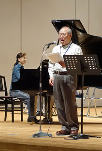 瀬川さん「鎌倉残照」を熱唱