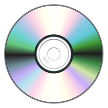 Laser-Seite einer Compact Disc