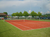 Tennishallenplatz  Teppich