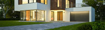 Garage mit Carport auf Stahlstützen