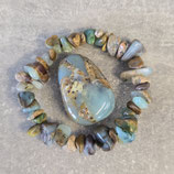 Andenopal Armband und Anhänger als Set