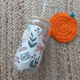 Verre Mug canette Automne feuille
