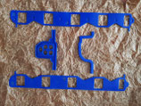 66-1008079-Б, 100-8080-15, 66-1008081-12 Dichtungssatz Ansaugbrücke GAZ 66. Gasket set Intake Manifold GAS 66. Прокладки ГАЗ 66 коллектора впускного комплект.