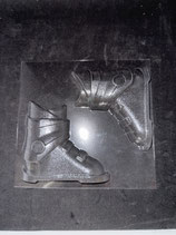 Molde de chocolate con forma de bota de esquí grande