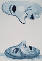 Aquarell Südschwarzwald - Masken