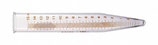 Tubos de centrífuga reutilizables graduados con escala de tinción roja, fondo cónico de 15 ml. 17x118 mm. paquete con 12 piezas KIMAX® 45164-15