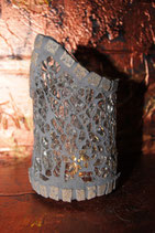 candleholder from recycled beer bottle  nr.144
