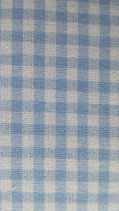 Baumwollstoff Farbe Blau kariert