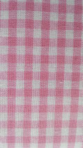 Baumwollstoff Farbe Rosa kariert