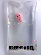 Breenbüdel 2.0 mit mini Glücksbärchie pink