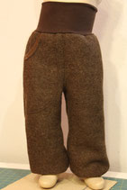 Walkhose Alpaka Merino braun/ braun
