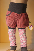 Leggings Häschen/ grau