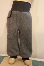 Walkhose Kaschmir/ Merino dunkelgrau/ anthrazit