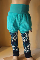 Leggings Magnolien blau